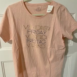 BRAND NEW w/ TAGS Pink J Crew T-Shirt